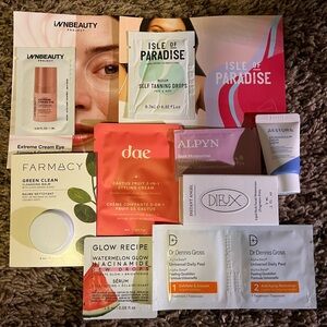 Sephora Sample Pack WILL SEPARATE glow recipe Dr Dennis Gross farmacy creams